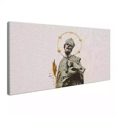 Obraz na płótnie Święty Jan z krzyżem