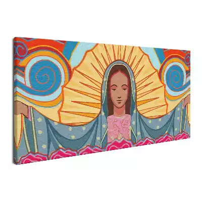 Obraz na płótnie Ilustracja Matki Boskiej