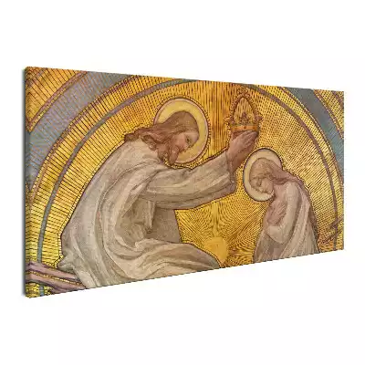 Obraz na płótnie Fresk Koronacja Najświętszej Maryi Panny