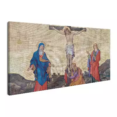 Obraz na płótnie Fresk Ukrzyżowanie Jezusa Chrystusa