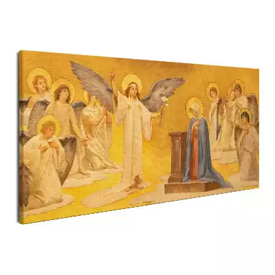 Obraz na płótnie Fresk Zwiastowanie Maryi