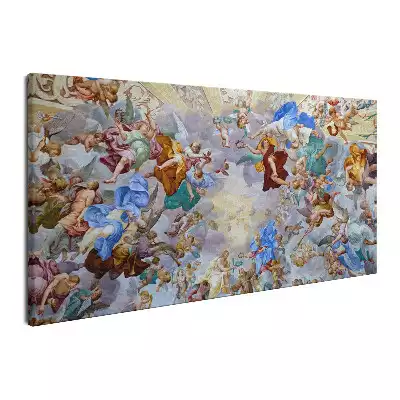 Obraz na płótnie Fresk na Świętej Górze Orta.