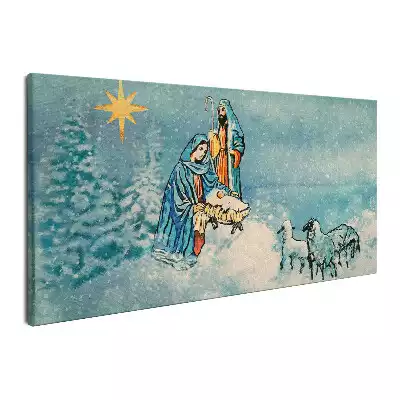 Obraz na płótnie Boże Narodzenie Akwarela