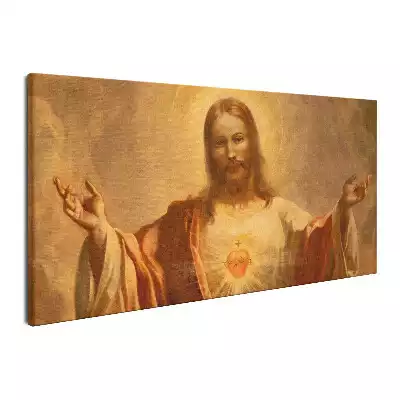 Obraz na płótnie Serce Jezusa Portret