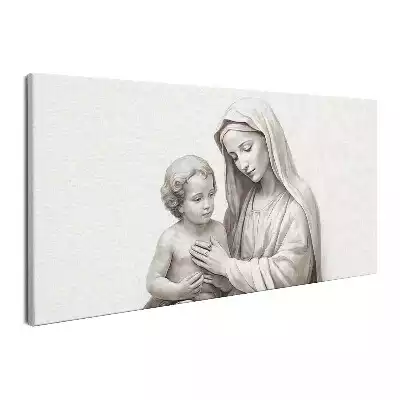 Obraz na płótnie Figura Maryja z dzieciątkiem