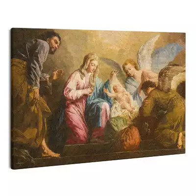 Zdjęcie na płótnie Narodziny Pana Jezusa Szopka