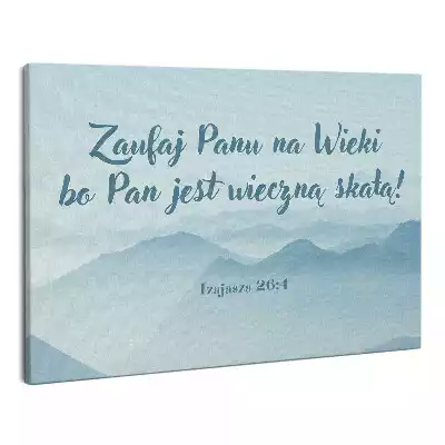 Zdjęcie na płótnie Cytaty z Pisma Św Religijne