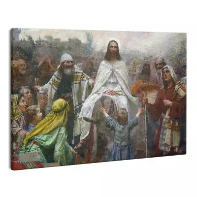 Zdjęcie na płótnie Jezus Chrystus Niedziela Palmowa