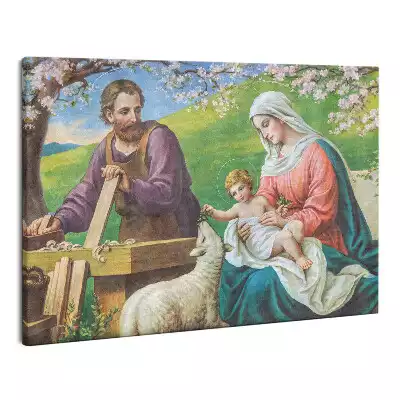 Zdjęcie na płótnie Święta Rodzina Matka Boża Józef