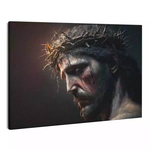 Zdjęcie na płótnie Jezus w Koronie Cierniowej
