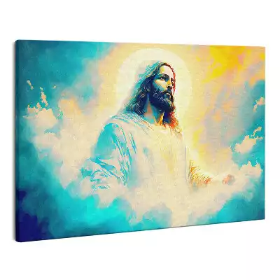 Zdjęcie na płótnie Malowany Katolicki Jezus