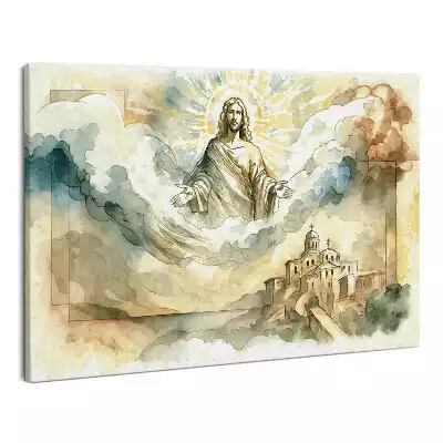 Zdjęcie na płótnie Jezus Mesjasz w Niebie