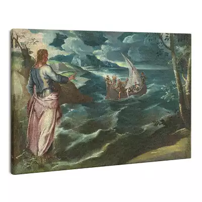 Zdjęcie na płótnie Chrystus Na brzegu Morza