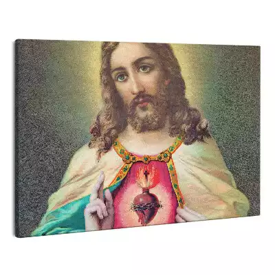 Zdjęcie na płótnie Serce Jezusa Zbawiciela