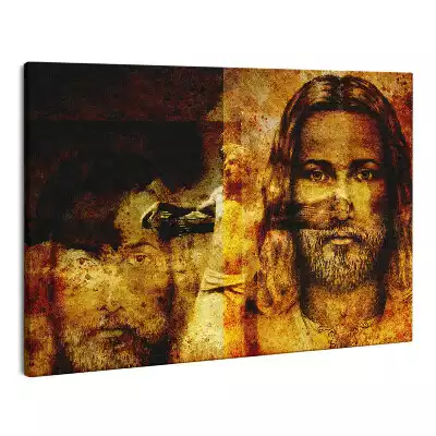Zdjęcie na płótnie Wizerunek twarzy Jezusa