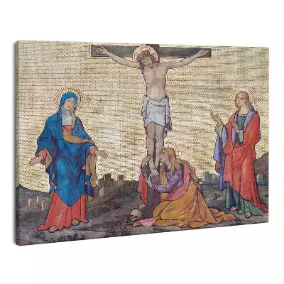 Zdjęcie na płótnie Fresk Ukrzyżowanie Jezusa Chrystusa