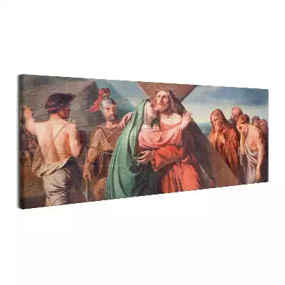 Obraz canvas Jezus z Maryją Droga Krzyżowa