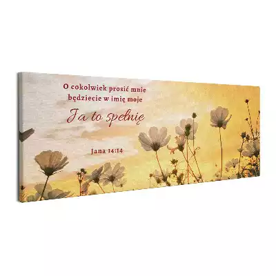 Obraz canvas Cytaty z Pisma Św Katolickie