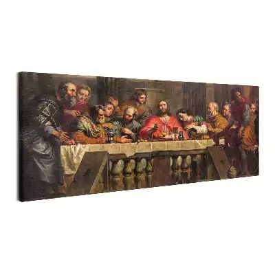 Obraz canvas Ostatnia wieczerza Jezus Apostołowie