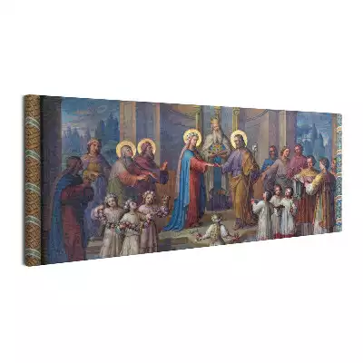 Obraz canvas Ślub Maryi i Józefa w kościele Karmelitów