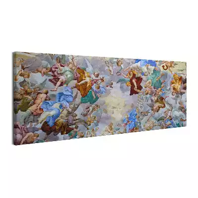 Obraz canvas Fresk na Świętej Górze Orta.