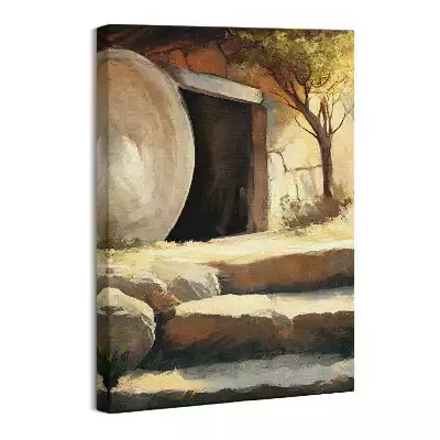 Obraz na płótnie Grób Pański Wielkanoc motyw