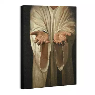 Obraz na płótnie Ręce Jezusa Zmartwychwstałego