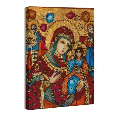 Obraz na płótnie Ikona Maryja Panna z Dzieciątkiem Jezus