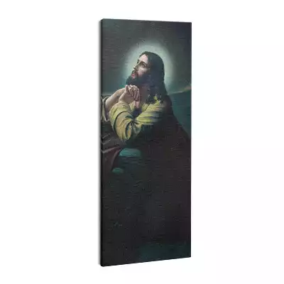 Obraz drukowany na płótnie Jezus Modlitwa w Ogrodzie
