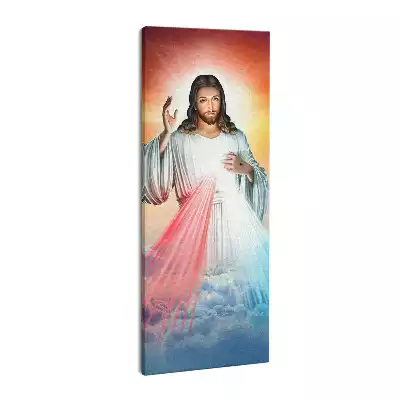 Obraz drukowany na płótnie Jezusa Miłosiernego