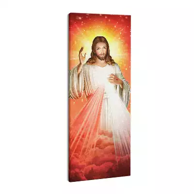 Obraz drukowany na płótnie Jezus Miłosierny Miłosierdzie