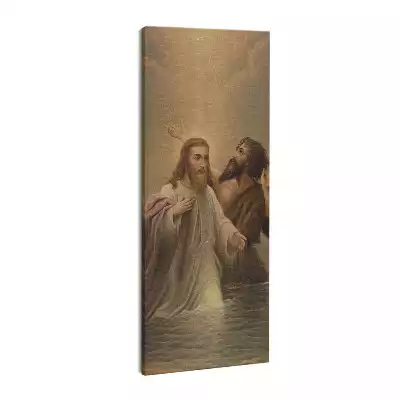 Obraz drukowany na płótnie Chrzest Święty Jezusa