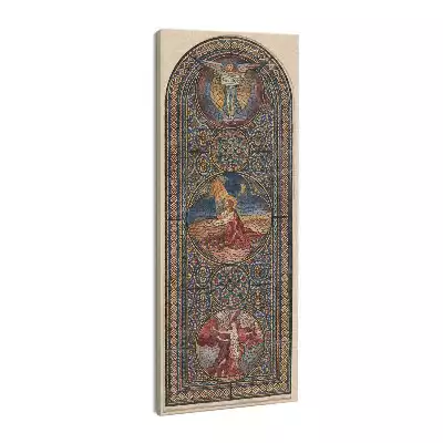 Obraz drukowany na płótnie Witraż Pan Jezus