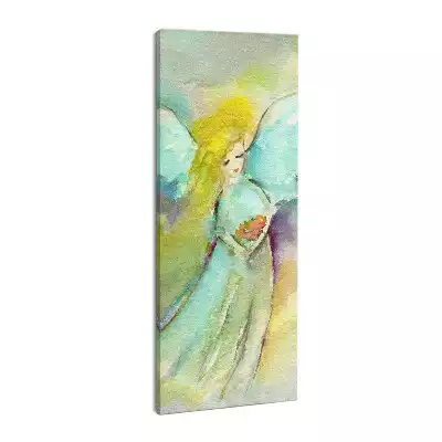 Obraz drukowany na płótnie Akwarela Aniołek