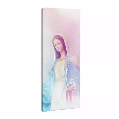 Obraz drukowany na płótnie Posąg Matki Bożej Łaskawej Dziewicy Marii