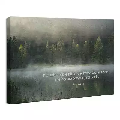 Obraz drukowany na płótnie Cytaty z Pisma Św Religijne