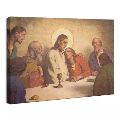Obraz drukowany na płótnie Ostatnia wieczerza Religia