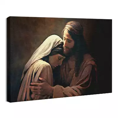 Obraz drukowany na płótnie Uzdrowienie Jezusa Chrystusa