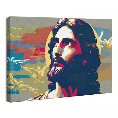 Obraz drukowany na płótnie Jezus z Duchem Świętym