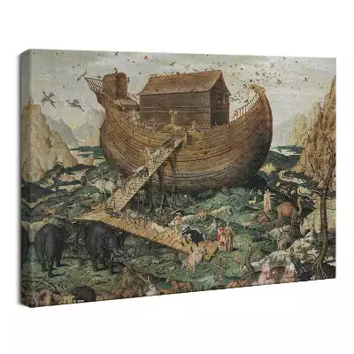 Obraz drukowany na płótnie Arka Noego po Potopie