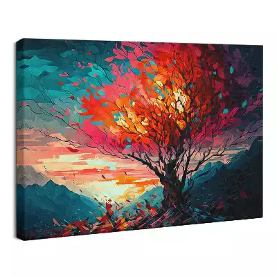 Obraz drukowany na płótnie Płonący Krzew Biblia