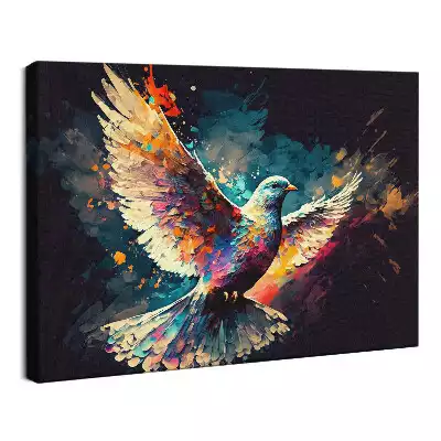 Obraz drukowany na płótnie Gołębica Duch Święty