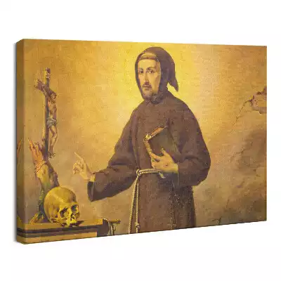 Obraz drukowany na płótnie Św Franciszek z Asyżu