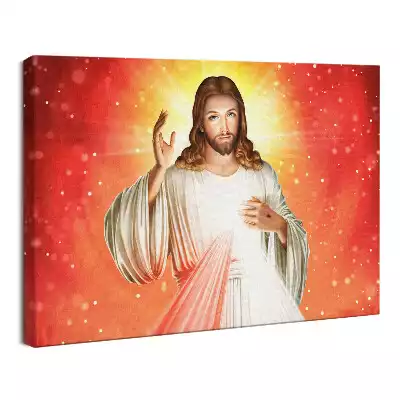 Obraz drukowany na płótnie Jezus Miłosierny Miłosierdzie