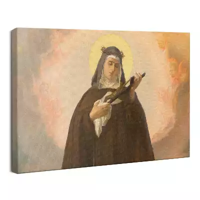 Obraz drukowany na płótnie Święta Teresa z Avili