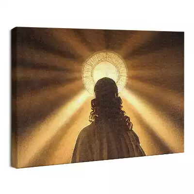 Obraz drukowany na płótnie Chwała Światłość Jezusa
