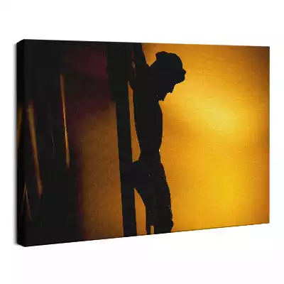 Obraz drukowany na płótnie Krzyż i Chrystus