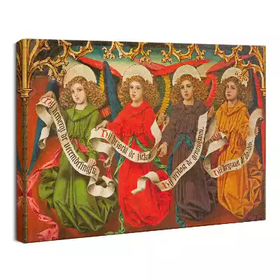 Obraz drukowany na płótnie Czterej aniołowie