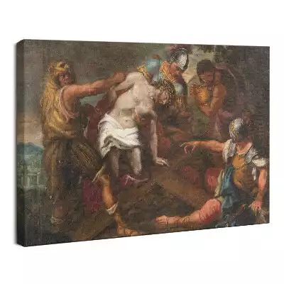 Obraz drukowany na płótnie Jezus przed Piłatem