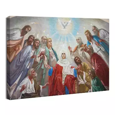 Obraz drukowany na płótnie Zesłanie Ducha Świętego